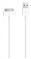 Synchronizační a Nabíjecí USB kabel s 30 - pin Konektorem pro Apple iPhone / iPad / iPod | Bílá 1m